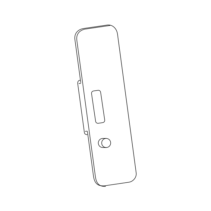 Genuine Maxus C00112628 Arm-sliding Door Check (body) - technical drawing