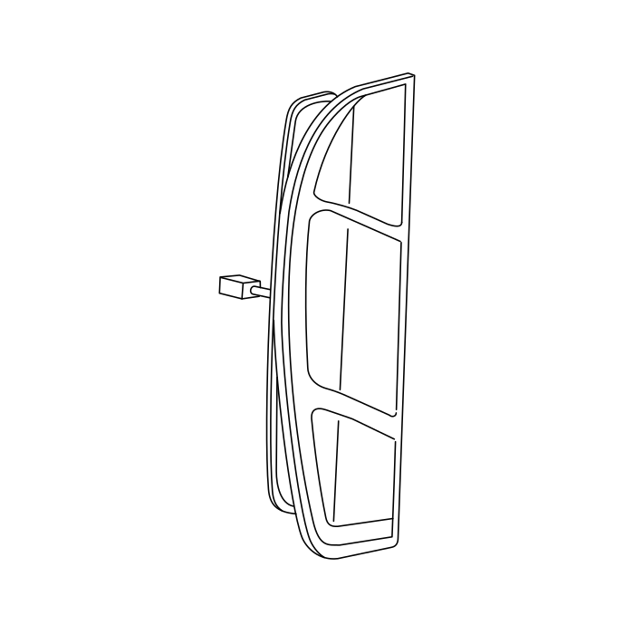 Genuine Maxus C00112674 Rear Lamps - technical drawing