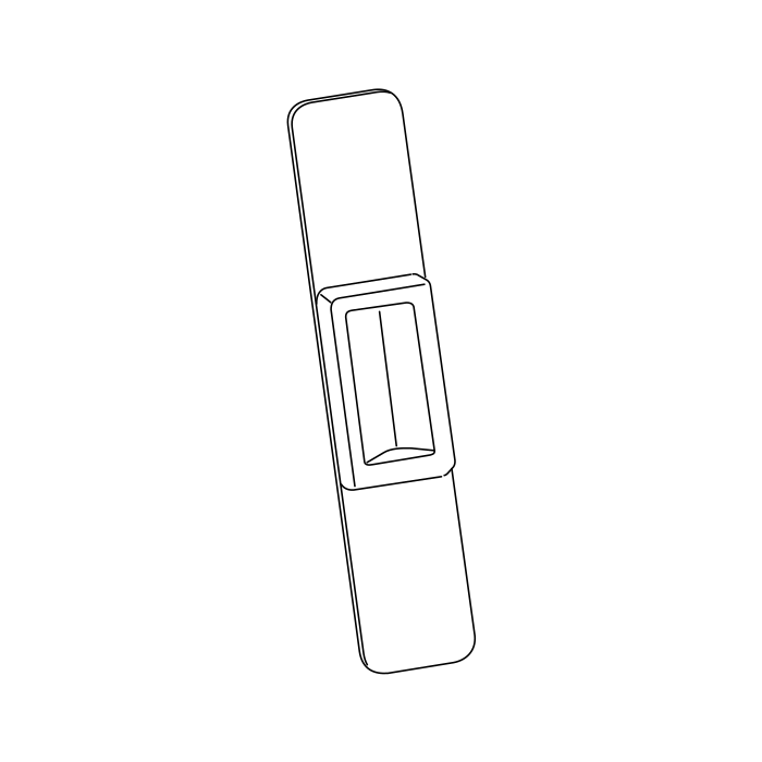 Genuine Maxus C00113457 Stop-sliding Side Door Front Bump - technical drawing