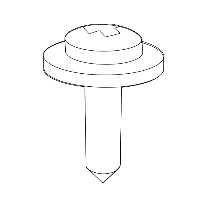 Genuine Maxus C00113697 Clip-tail Lamp - technical drawing