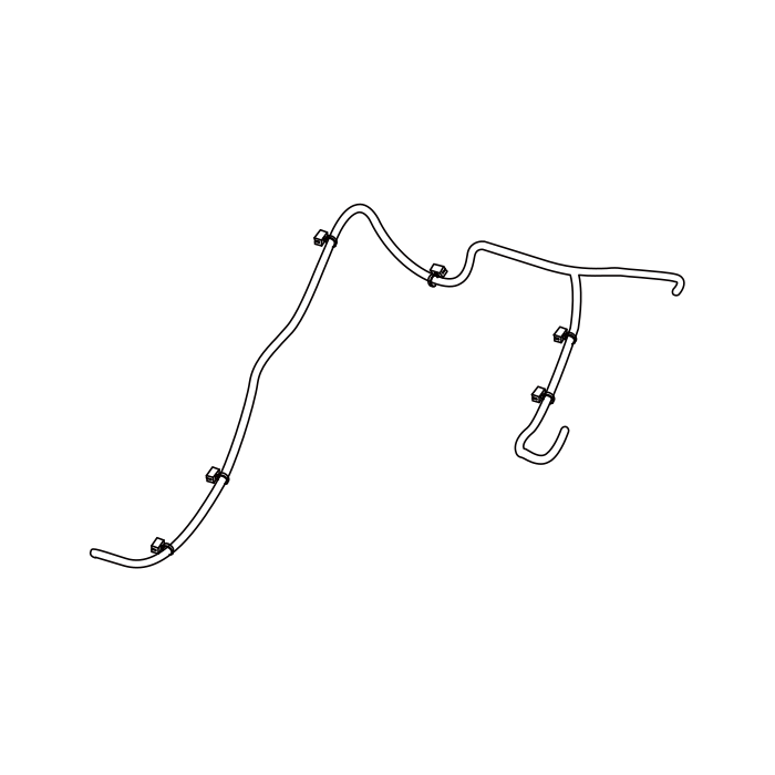 Genuine Maxus C00116778 Harness-battery Heating Film Power Supply Input - technical drawing