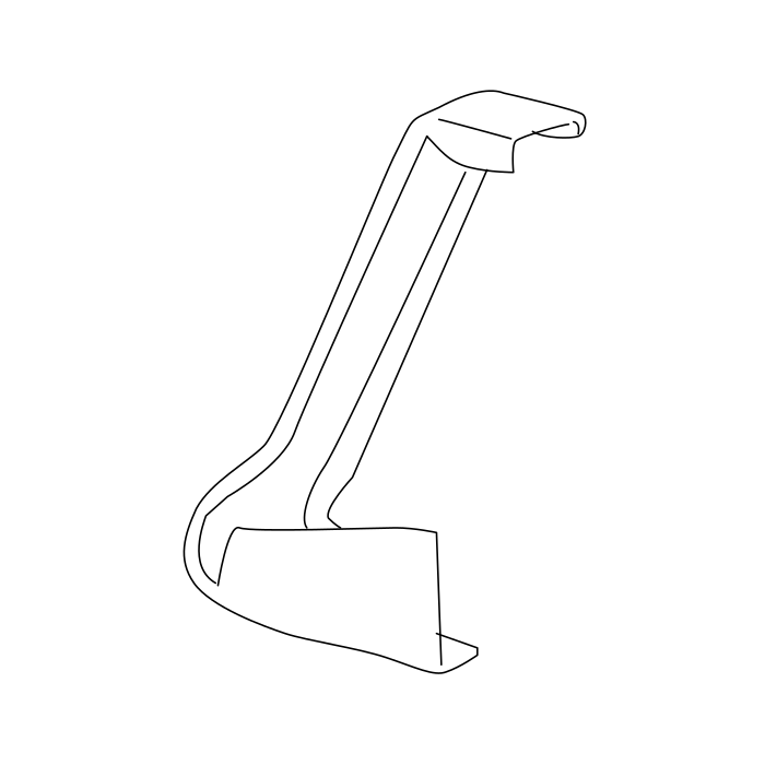 Genuine Maxus C00118381 Panel-side End Gate Outer Plate Front Connector Panel - technical drawing