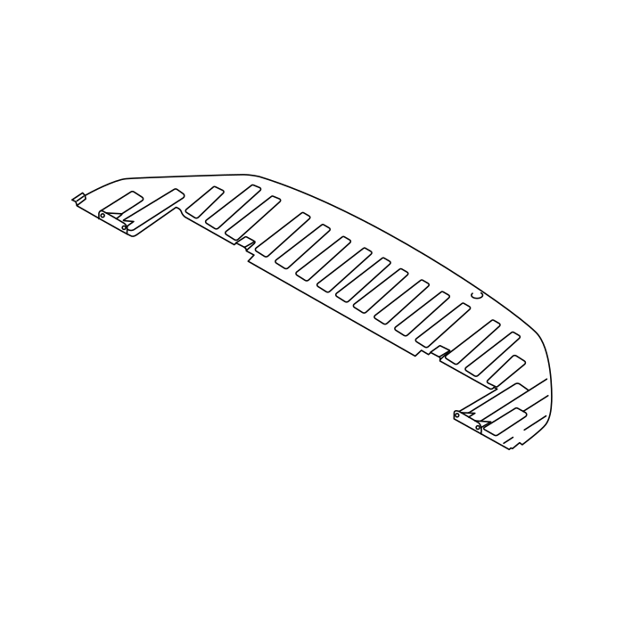 Genuine Maxus C00119161 Deflector-front Bottom - technical drawing