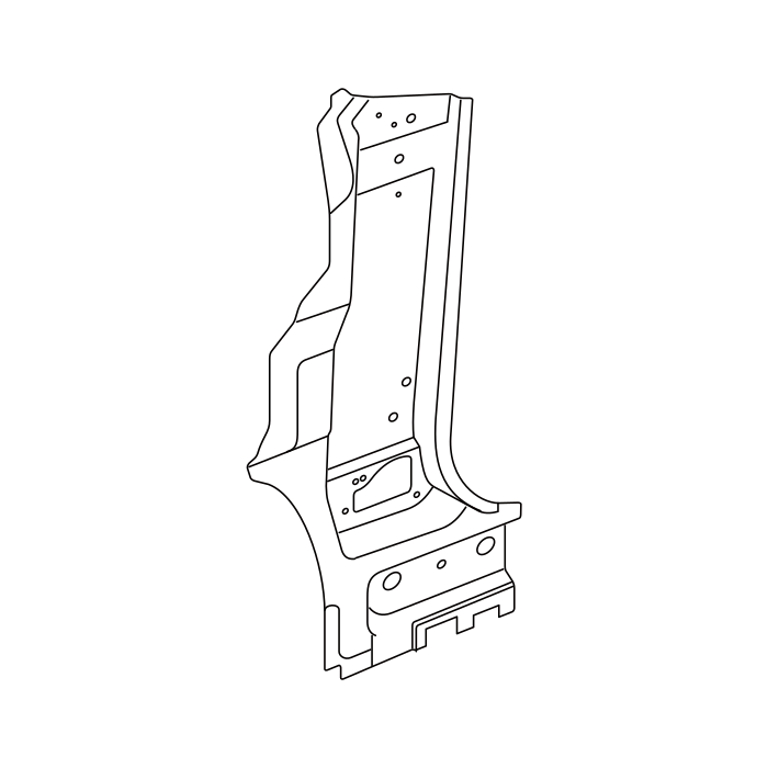 Genuine Maxus C00119732 Panel Assembly-side Front - technical drawing