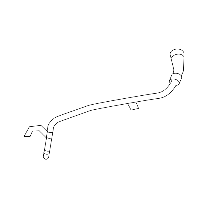 Genuine Maxus C00125676 Pipe-expn Water Tank Inlet - technical drawing