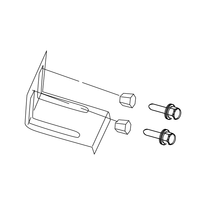 Genuine Maxus C00126221 Bracket-front Side Door Inner Armrest Reinforcement - technical drawing