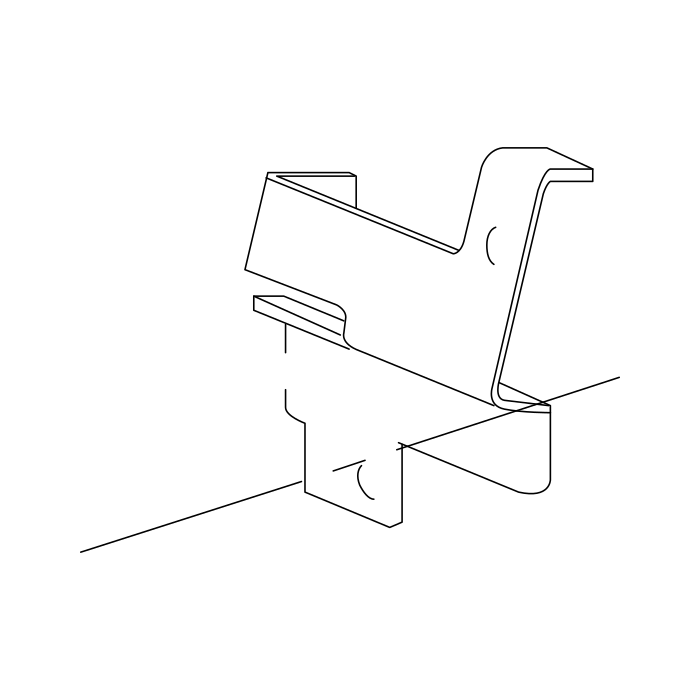 Genuine Maxus C00128902 Bracket-exhaust Gas Recirculation Bypass Valve Vacuum Valve Hose - technical drawing