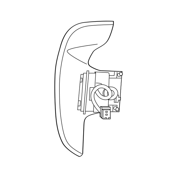Genuine Maxus C00138416 Lever Assembly-paddle Shift - technical drawing