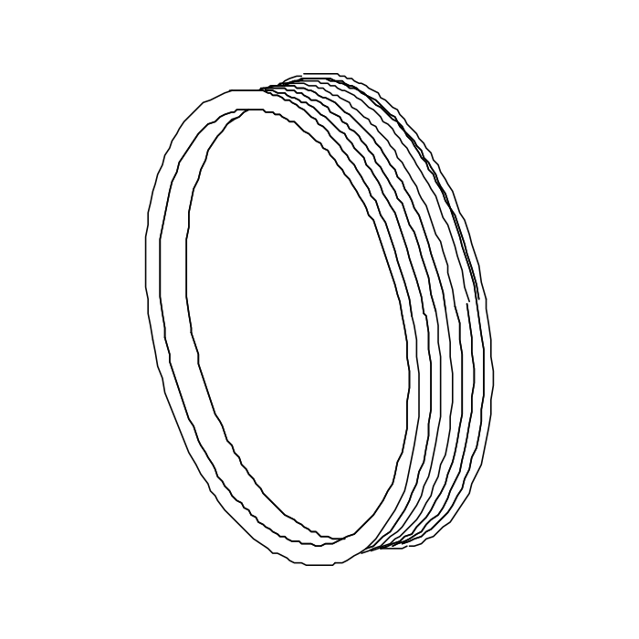 Genuine Maxus C00138891 Idler Pulley Gates-accessory Belt - technical drawing