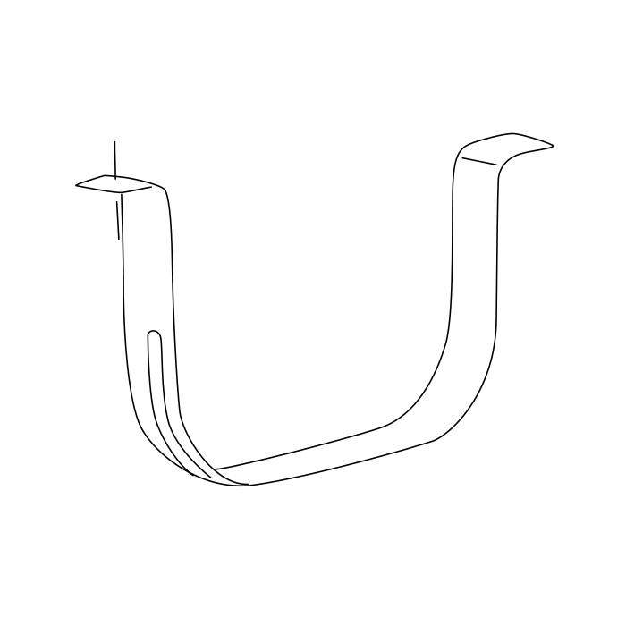 Genuine Maxus C00140232 Strap-rear Fuel Tank - technical drawing