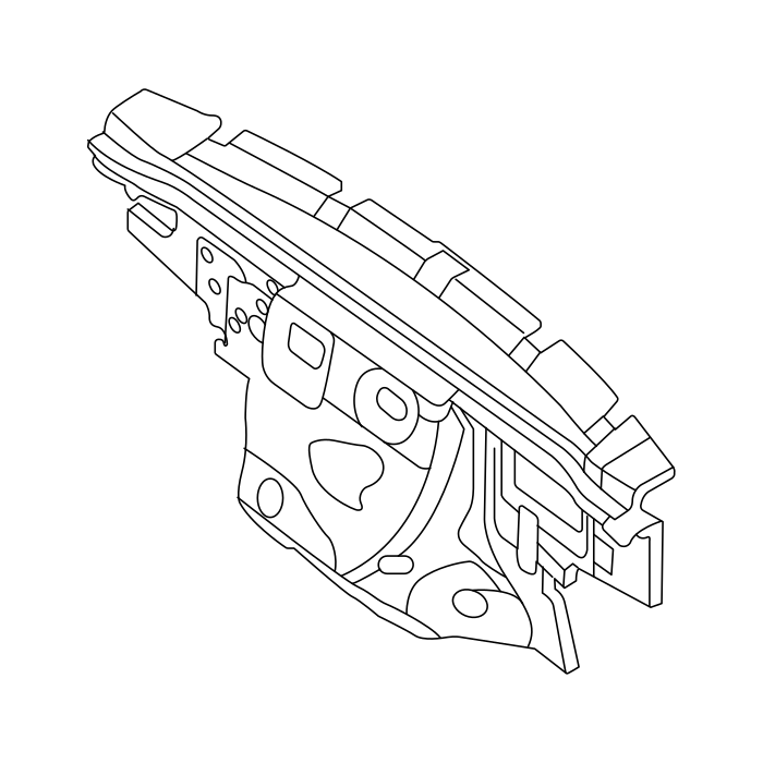 Genuine Maxus C00145396 Cotton-rear Side Panel Cavity - technical drawing