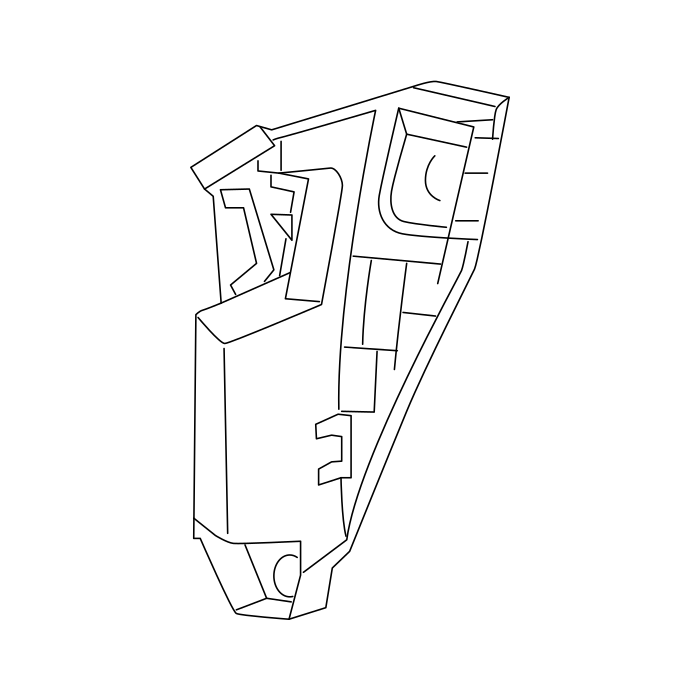 Genuine Maxus C00146981 Bracket-rear Bumper Rear Install - technical drawing