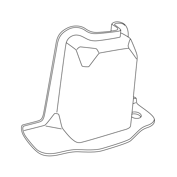 Genuine Maxus C00147638 Bracket-instrument Panel Cross Member - technical drawing