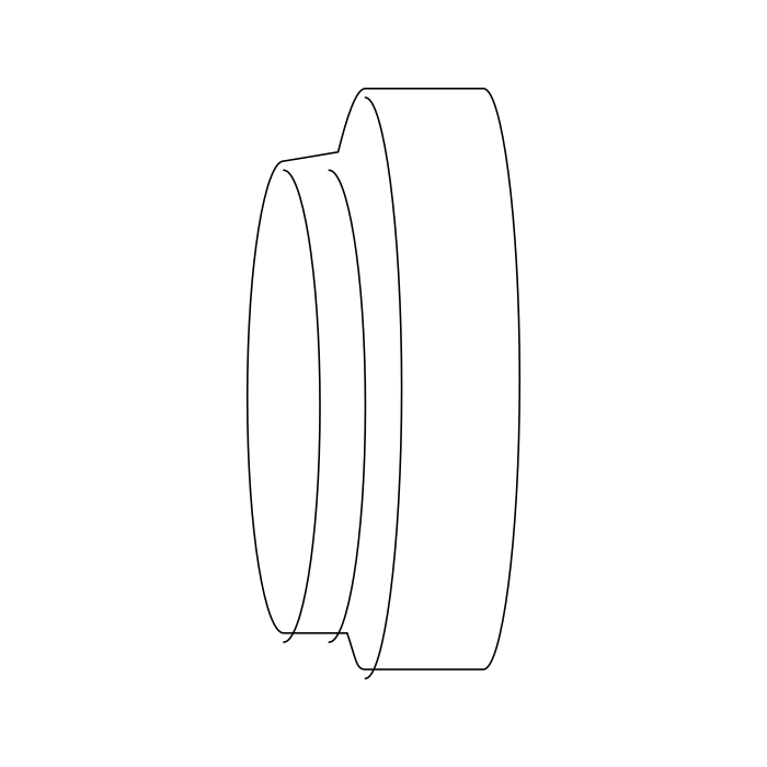 Genuine Maxus C00156375 Ring-reducer Bearing Outer Racer - technical drawing