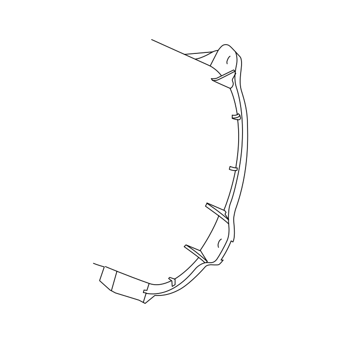 Genuine Maxus C00168529 Speaker-back - technical drawing