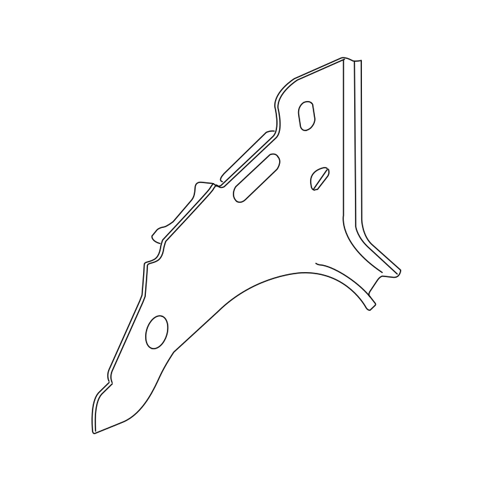 Genuine Maxus C00173328 Panel Assembly-side Front - technical drawing