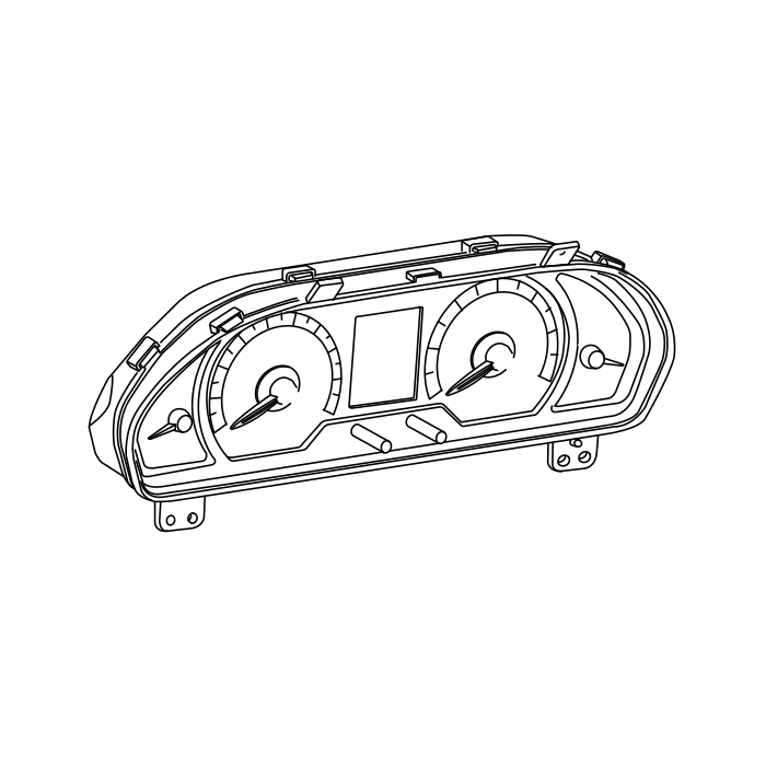 Genuine Maxus C00175601 Cluster Assembly-instrument - technical drawing