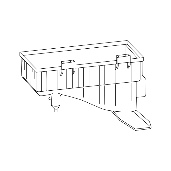 Genuine Maxus C00176662 Air Cleaner-lower - technical drawing