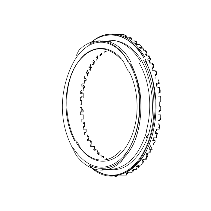 Genuine Maxus C00178146 Ring-rear Wheel Speed Sensor - technical drawing