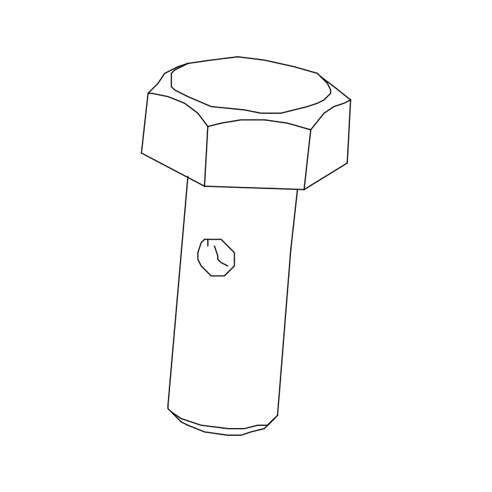 Genuine Maxus C00185653 Screw/bolt-turbocharger Oil Feed Pipe - technical drawing