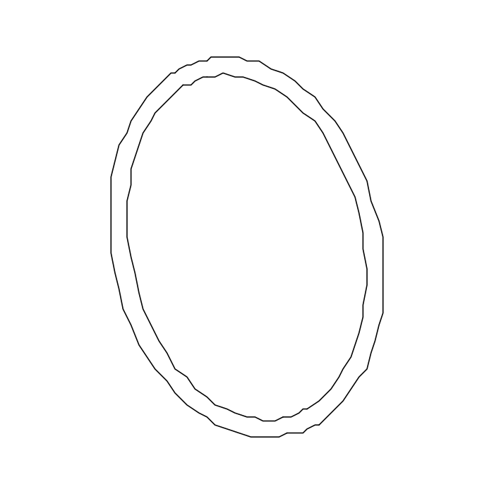Genuine Maxus C00185847 Seal Ring-wp Inlet Water Pipe To Wp - technical drawing