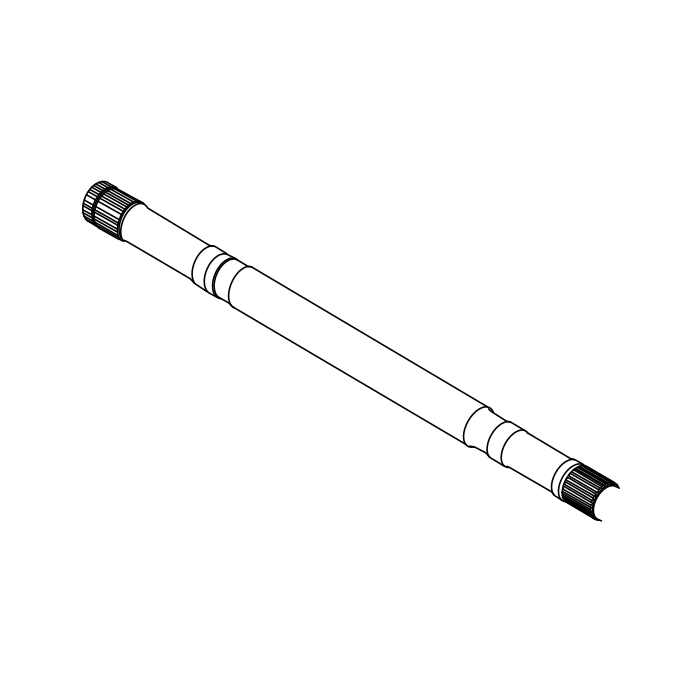 Genuine Maxus C00186050 Front Half Shaft - technical drawing