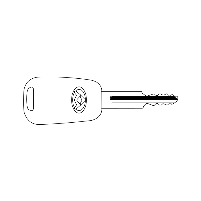 Genuine Maxus C00187725 Section-cylinder And Key Maintenance - technical drawing