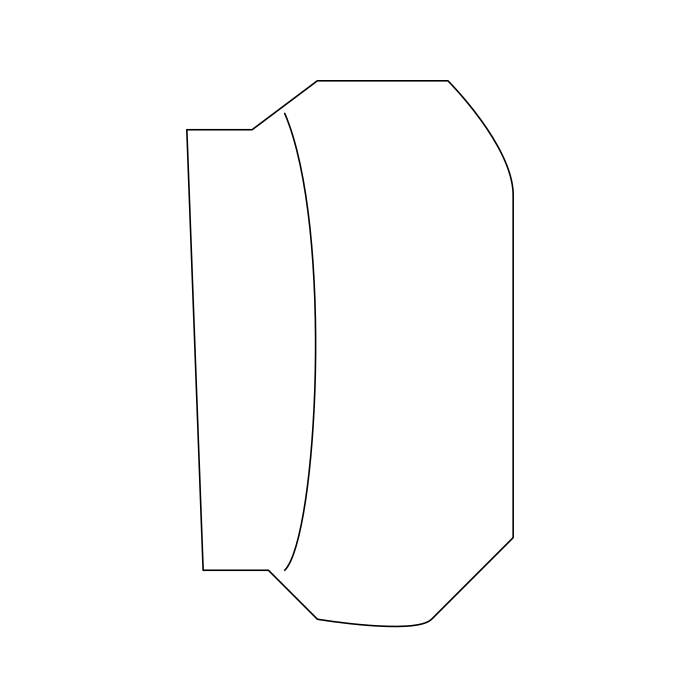 Genuine Maxus C00187946 Lock-nut Pinion - technical drawing