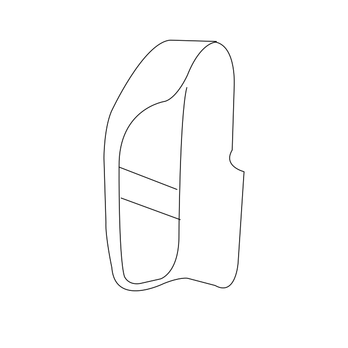 Genuine Maxus C00191098 Panel-front Passenger Seat Side - technical drawing