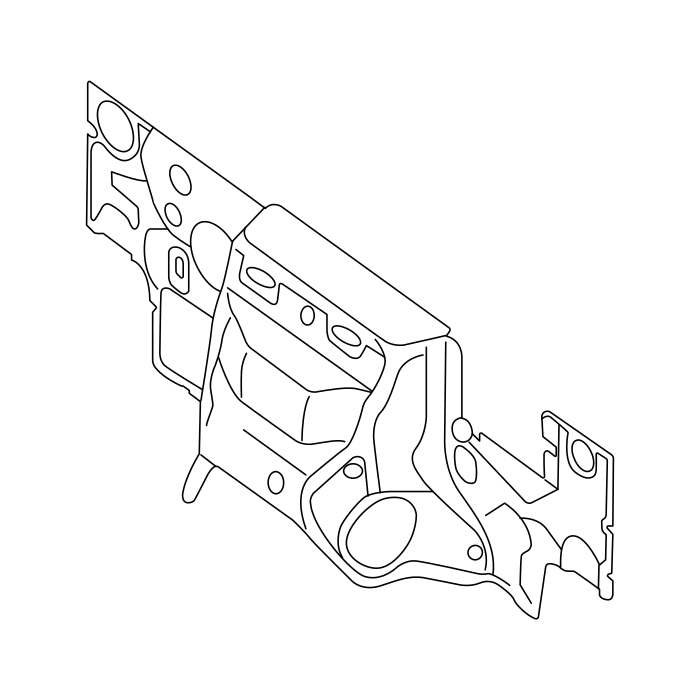 Genuine Maxus C00192355 Insulator-windshield Gutter - technical drawing