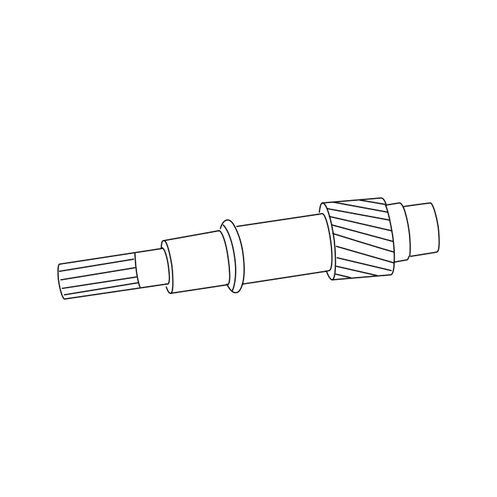 Genuine Maxus C00197014 Shaft-reducer Input - technical drawing