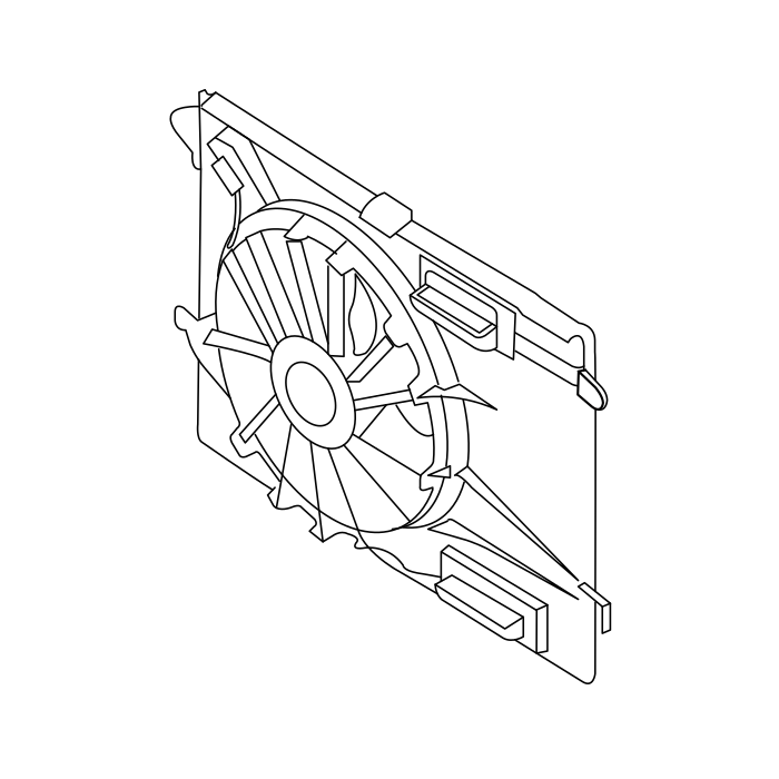Genuine Maxus C00198457 Shield-blower Protection - technical drawing