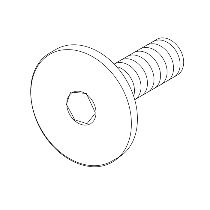 Genuine Maxus C00198459 Screw-blower Proin Shield - technical drawing