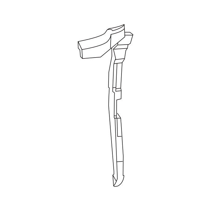Genuine Maxus C00204478 Panel-fender Insulator - technical drawing