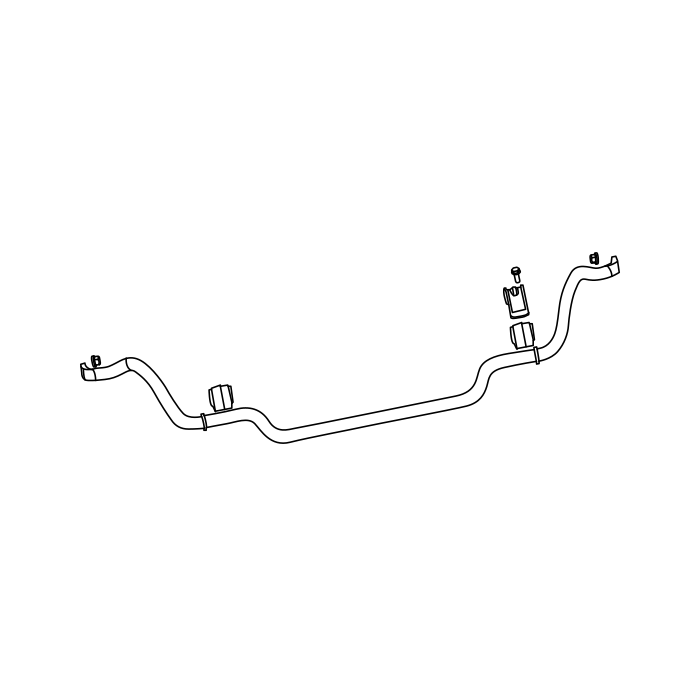 Genuine Maxus C00205335 Front Suspension Stabilizer Bar - technical drawing