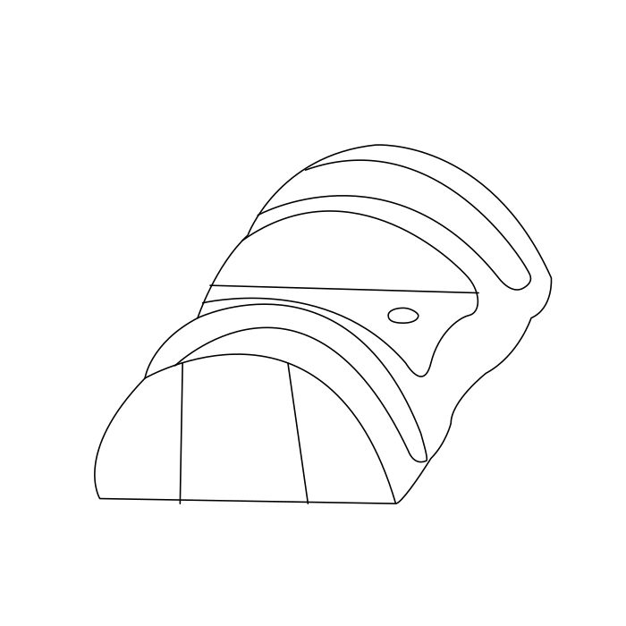 Genuine Maxus C00205383 Cushion-rear Suspension Spring Upper - technical drawing