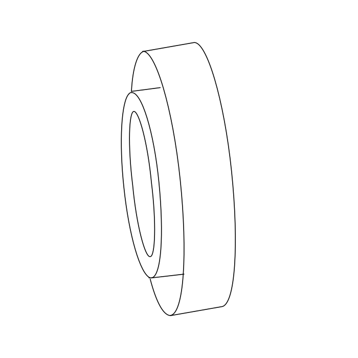 Genuine Maxus C00211077 Output Shaft Bearing - technical drawing
