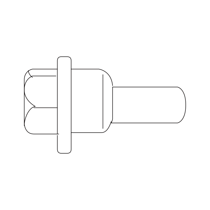 Genuine Maxus C00211122 Plug-oil Drain - technical drawing