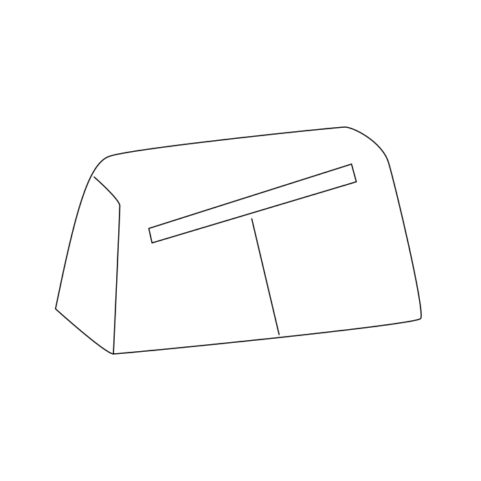 Genuine Maxus C00216804 Shield-front Passenger Seat Plastic - technical drawing