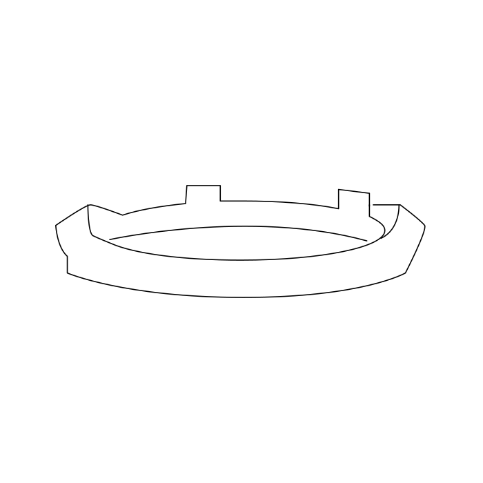 Genuine Maxus C00217176 Circlip-1/2 Synchronizer - technical drawing