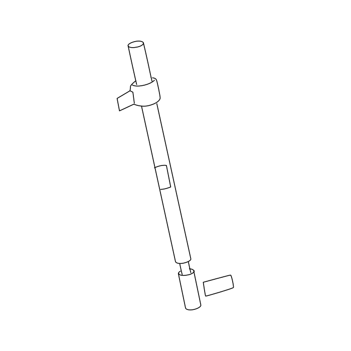 Genuine Maxus C00217189 Fork Shaft 1/2 Gear Shift Transmission - technical drawing