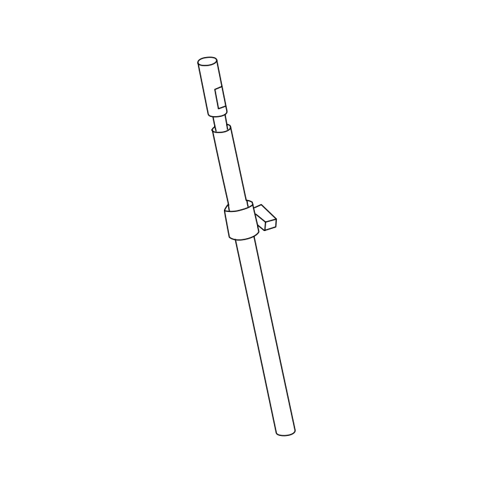 Genuine Maxus C00217198 3/4 Shaft Block - technical drawing