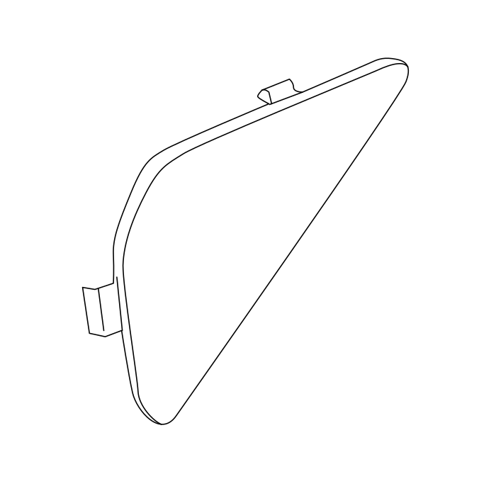 Genuine Maxus C00223690 Cover-rear Door Front End - technical drawing