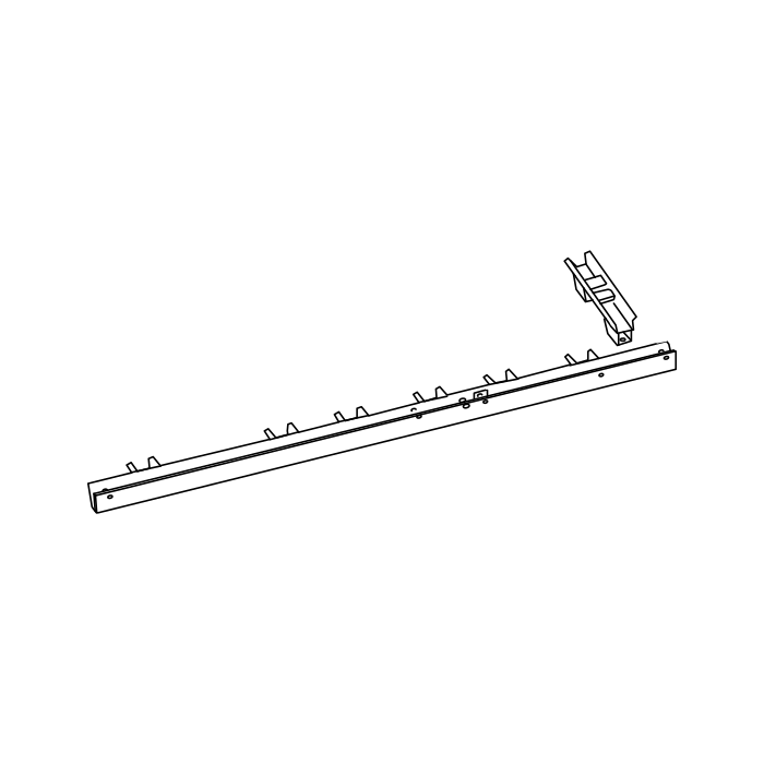 Genuine Maxus C00230037 Crossmember Sub Assembly-s/tyre Front - technical drawing