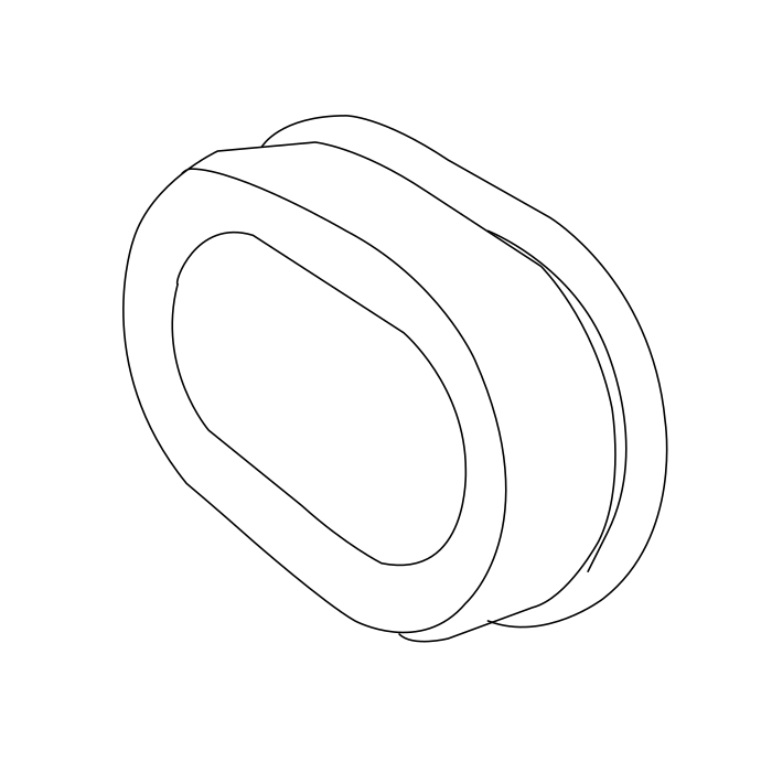 Genuine Maxus C00232570 Baffle-flywheel Housing - technical drawing