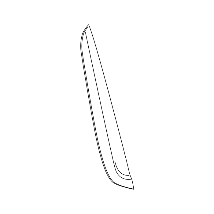 Genuine Maxus C00233542 Panel-c Pillar Trim - technical drawing