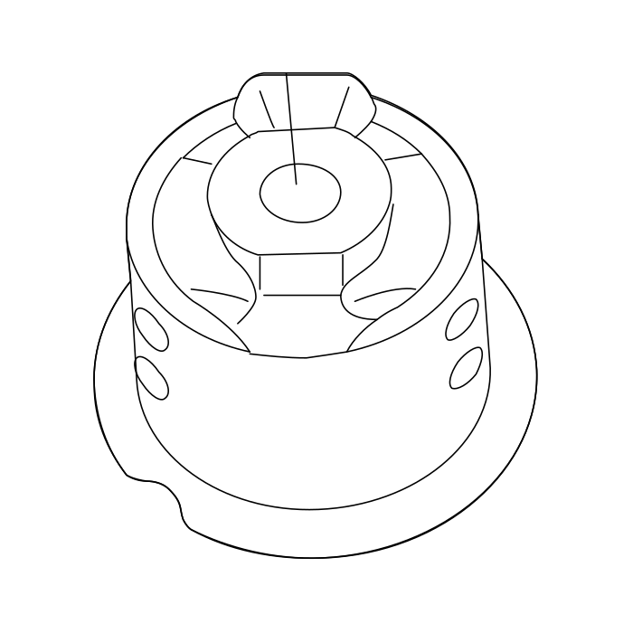 Genuine Maxus C00235917 Bushing-rear Subframe Rear - technical drawing