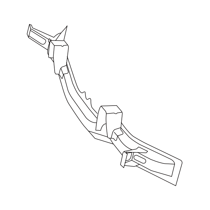 Genuine Maxus C00236816 Crossmember Assembly-lower Washer Tank - technical drawing