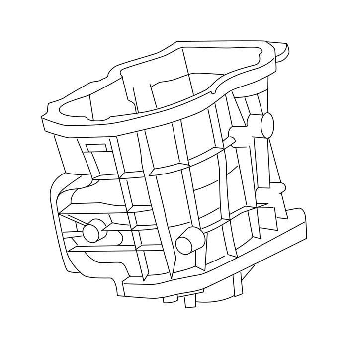 Genuine Maxus C00238589 Bearing Box - technical drawing