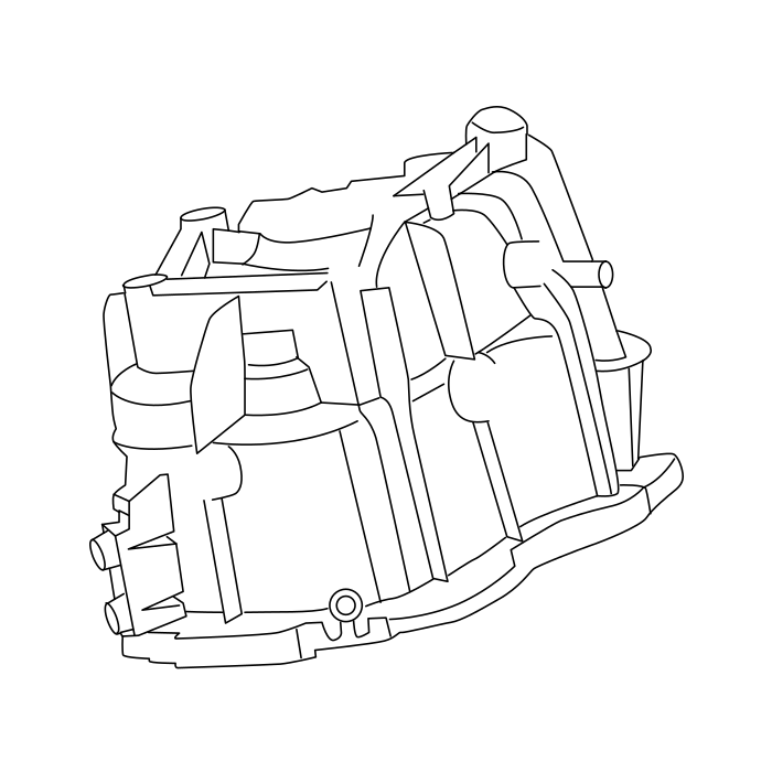 Genuine Maxus C00238591 Components-rear Housing - technical drawing